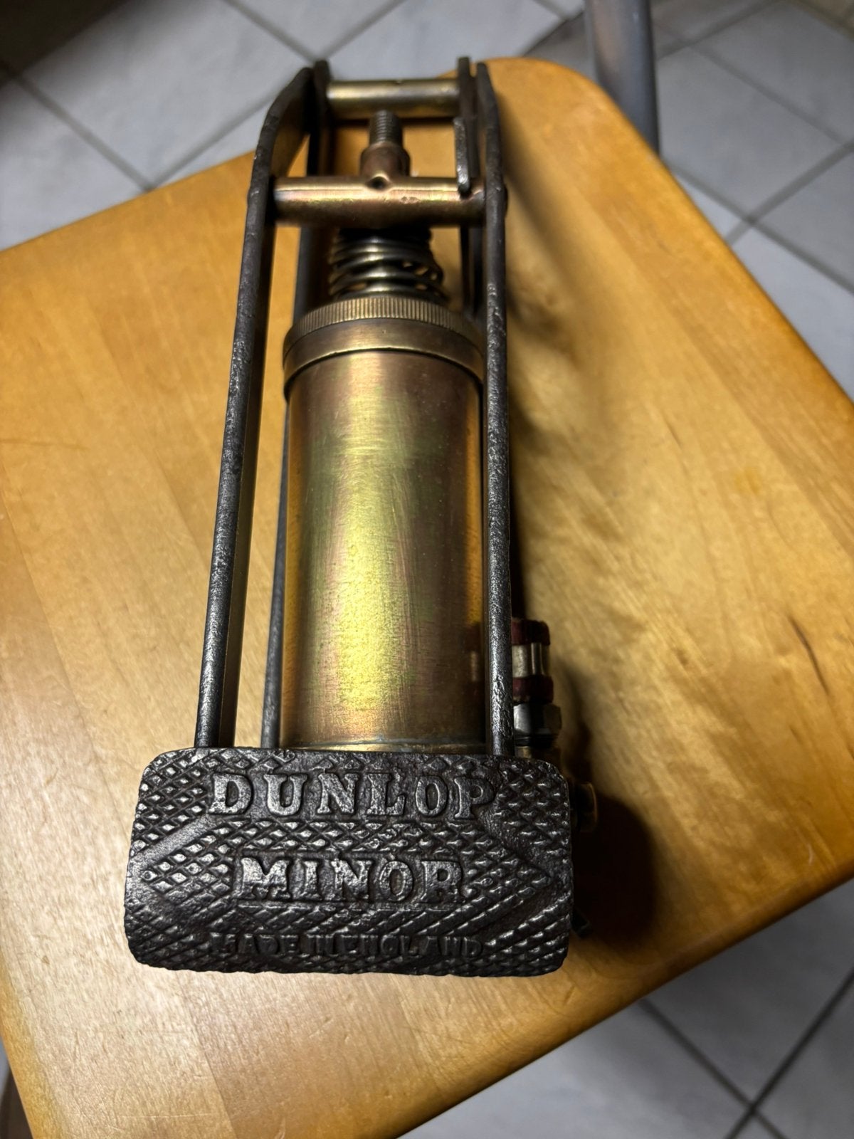 Dunlop minor voetpomp Engeland, Ophalen of Verzenden, Gebruikt