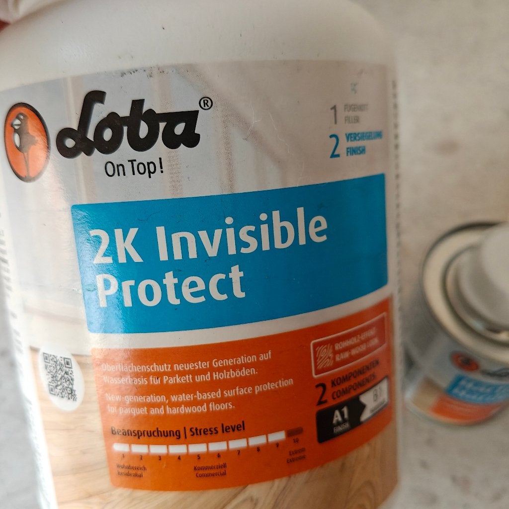 Parketlak / Vloerlak - 3x Lobadur 2K InvisibleProtect (1L), Enlèvement ou Envoi, Neuf