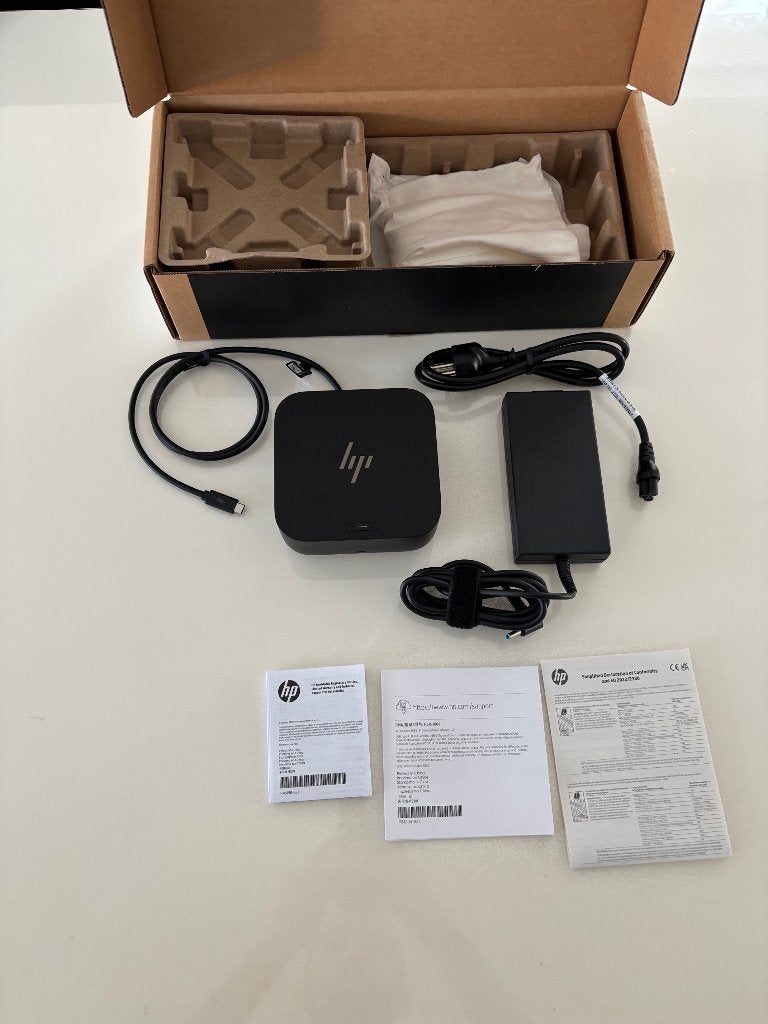 Nieuwe HP USB-C G6 dock met 120w voeding (tot 3 schermen), Informatique & Logiciels, Neuf, Enlèvement ou Envoi, Disque dur, HP