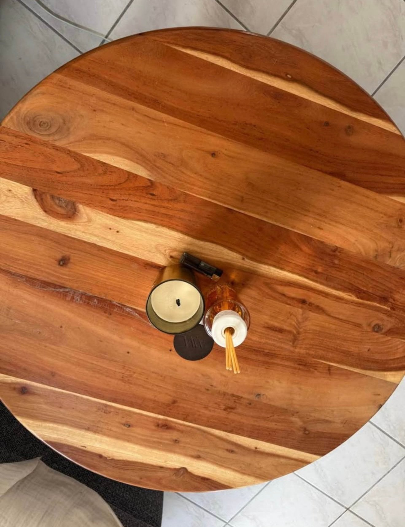 Salontafel, Huis en Inrichting, Ophalen, Gebruikt, 50 tot 100 cm, Rond