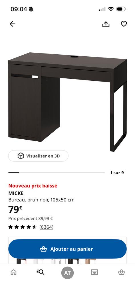 Bureaux bas prix IKEA ET chaises de bureau enfant, Enlèvement, Utilisé, IKEA, Bureau enfant