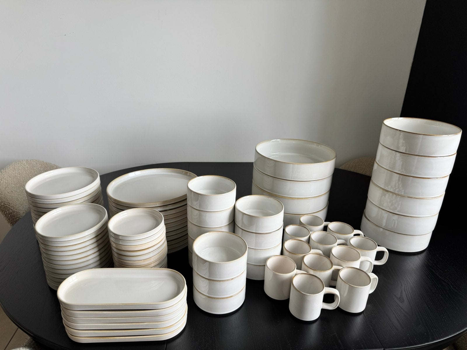 Lot de service de table, Maison & Meubles, Service complet, Comme neuf, Enlèvement, Autres matériaux