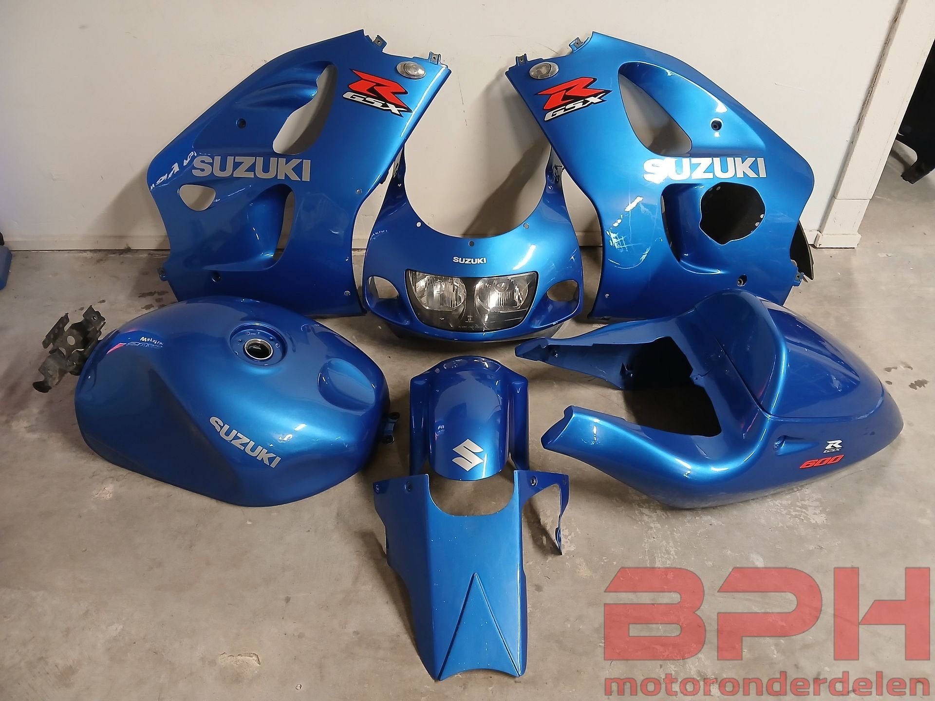Kappenset / kuipset + tank Suzuki GSX-R 600 750 SRAD 1996 t/, Motos, -, -, Enlèvement, Utilisé