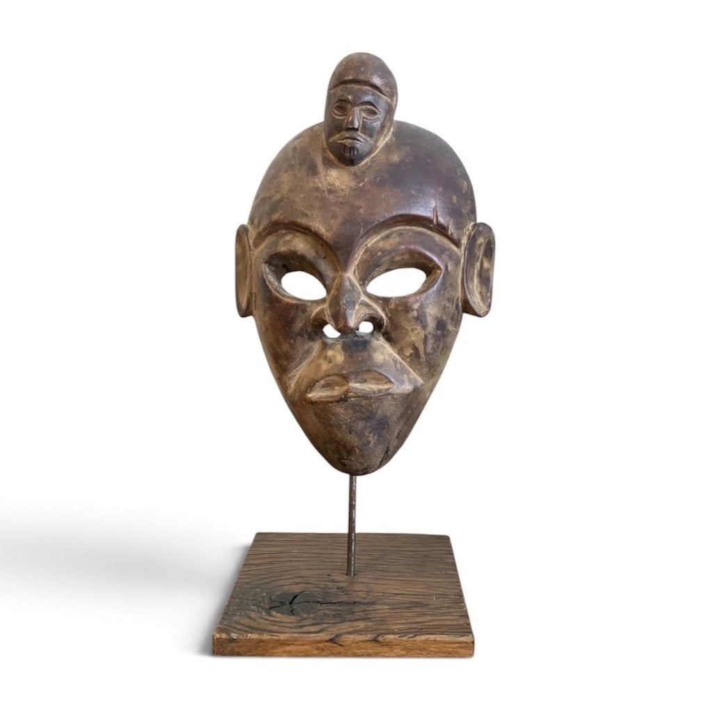Oude tribal Himalaya masker (Gurung, Magar of Tamang), Ophalen, Masker