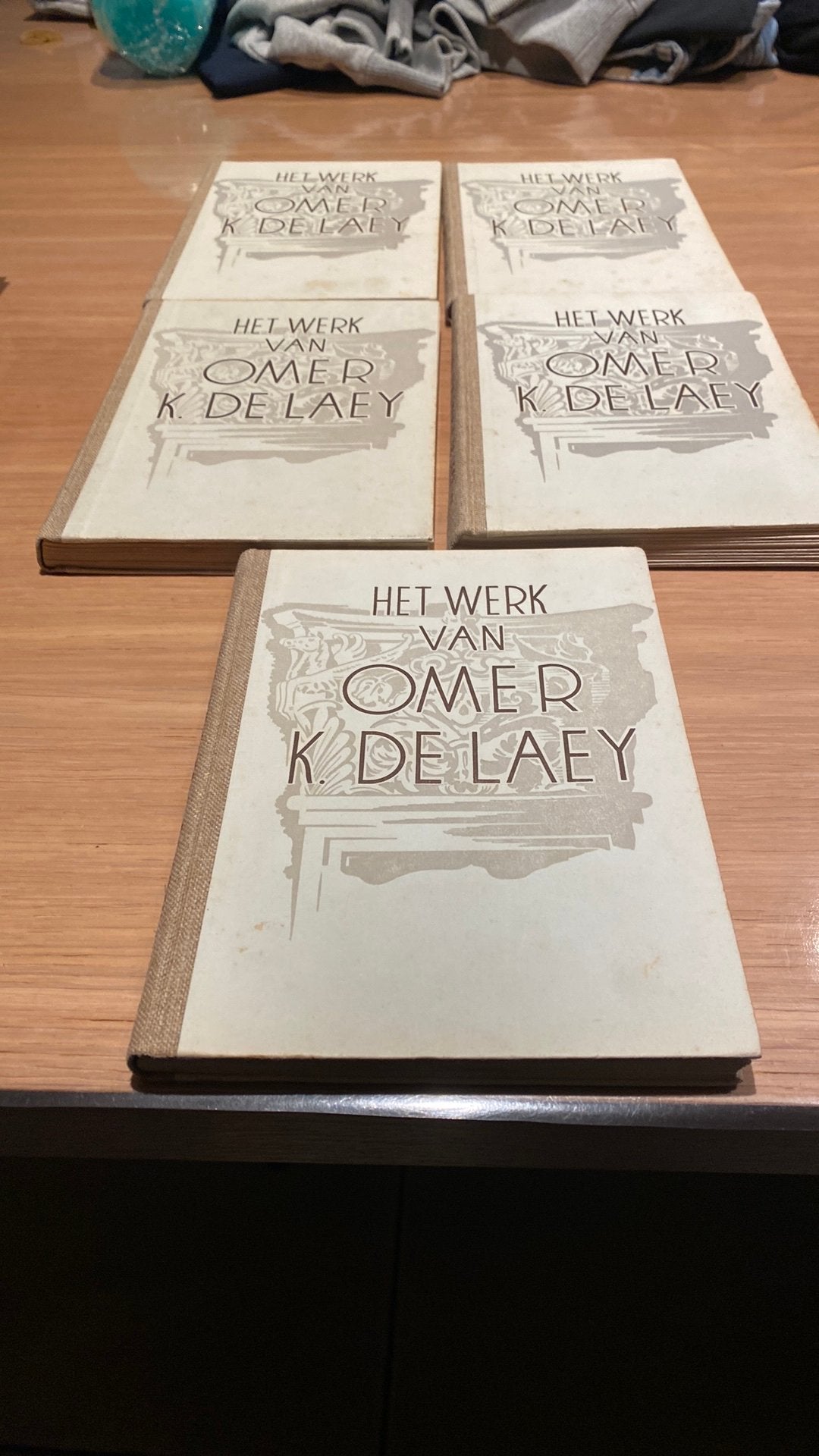 Set van 5 literaire volumes van het werk van Omer K De Laey, Enlèvement, Omer K. De Laey, Belgique, Comme neuf