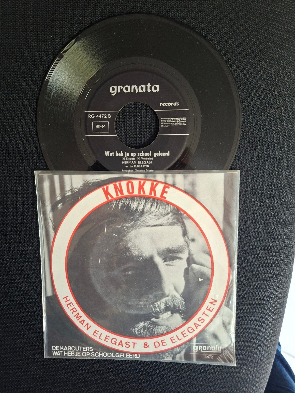 de eregasten wat heb je vandaag op school geleerd, En néerlandais, Enlèvement ou Envoi, 7 inch, Comme neuf