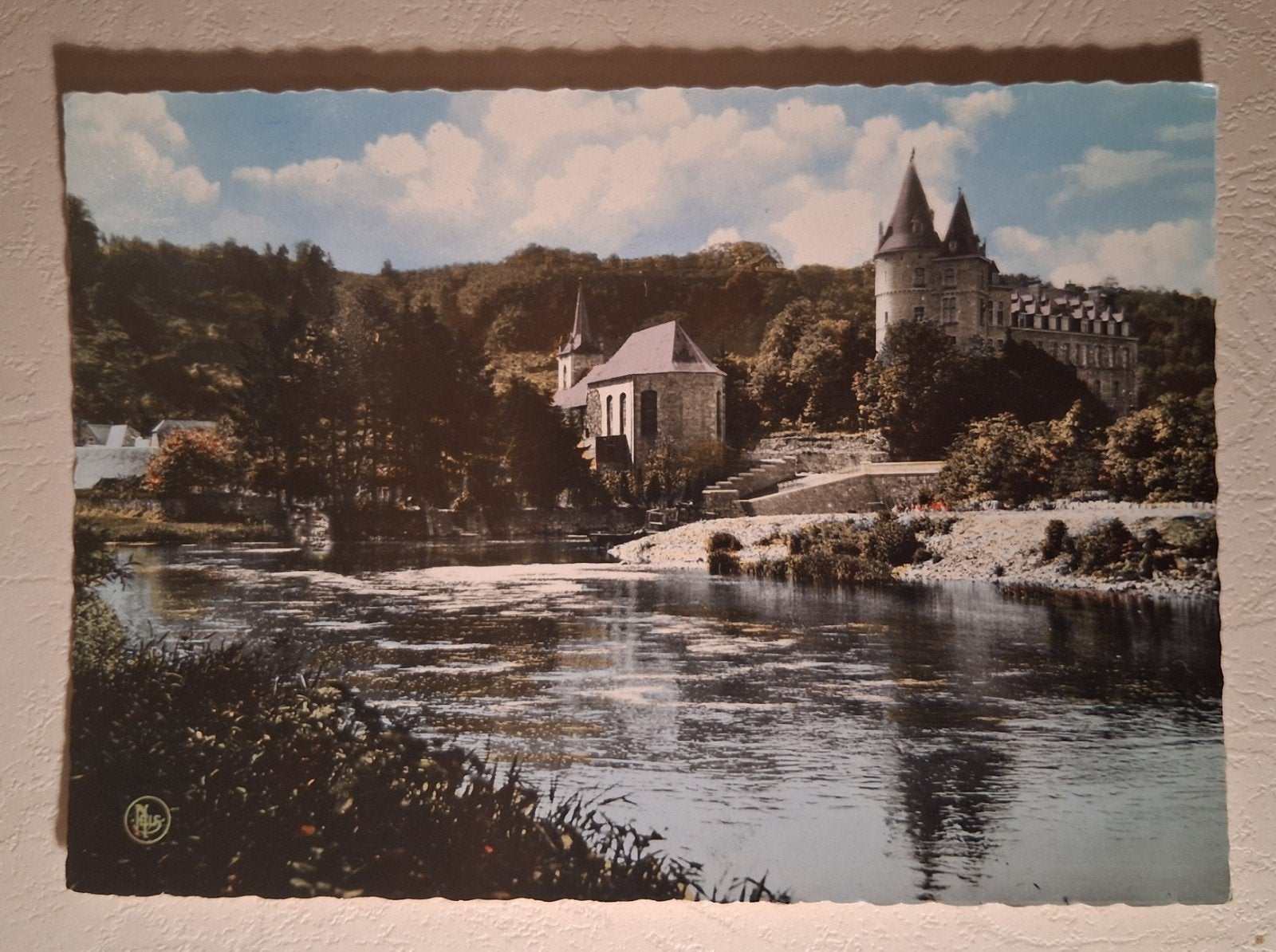 postkaart De Ourthe en het Kasteel van Durbuy, Enlèvement ou Envoi