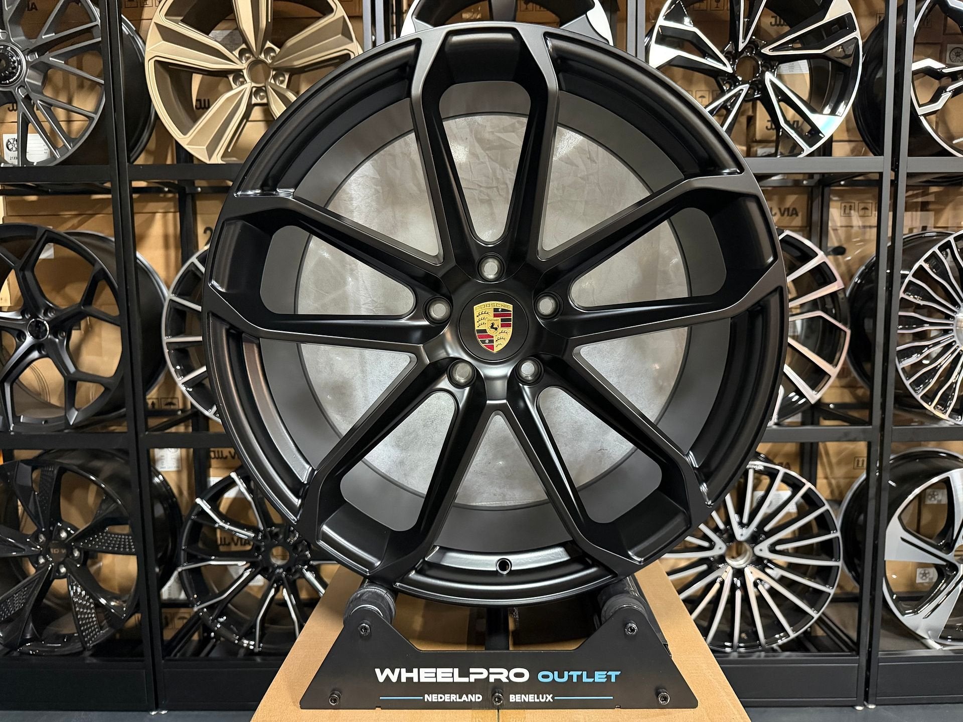 21 inch Porsche Macan velgen 5X112 breedset Turbo GTS S, Auto-onderdelen, Velg(en), -, -, Nieuw