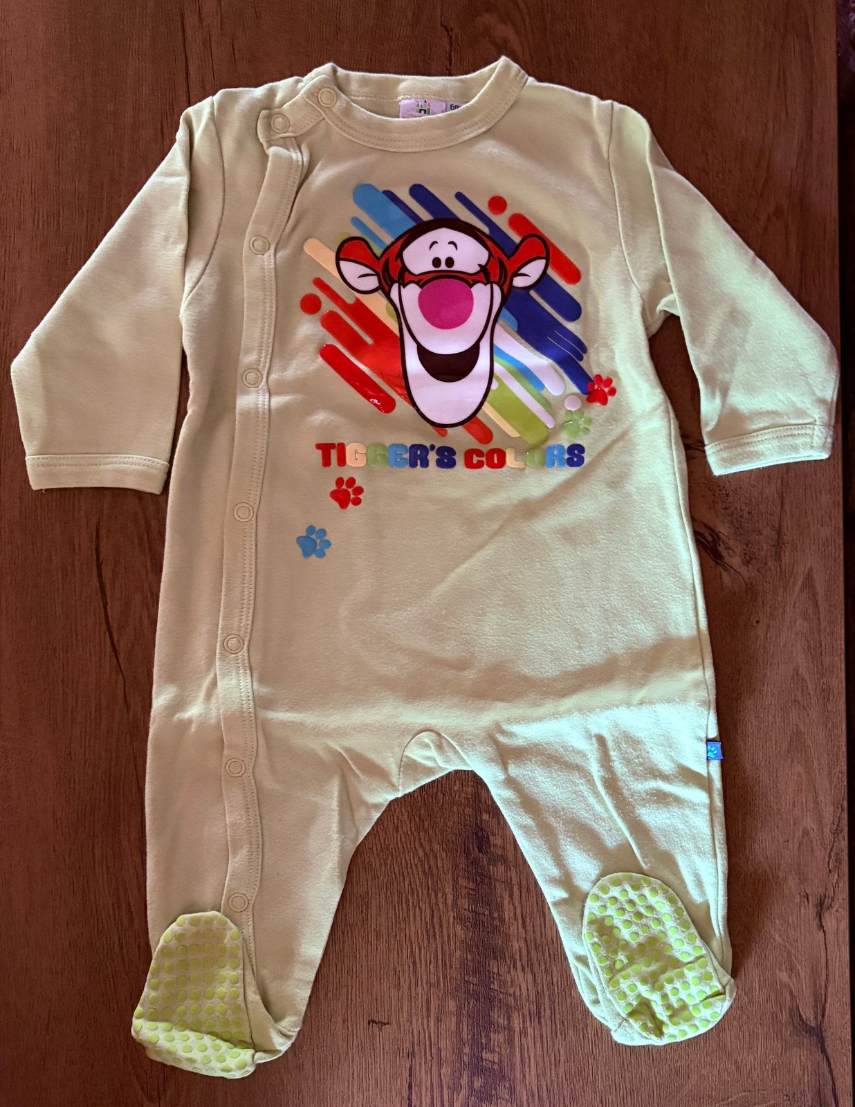 Grenouillère / Pyjama bébé avec pieds Tigrou, Enlèvement ou Envoi, Utilisé, Garçon ou Fille, Vêtements de nuit ou Sous-vêtements