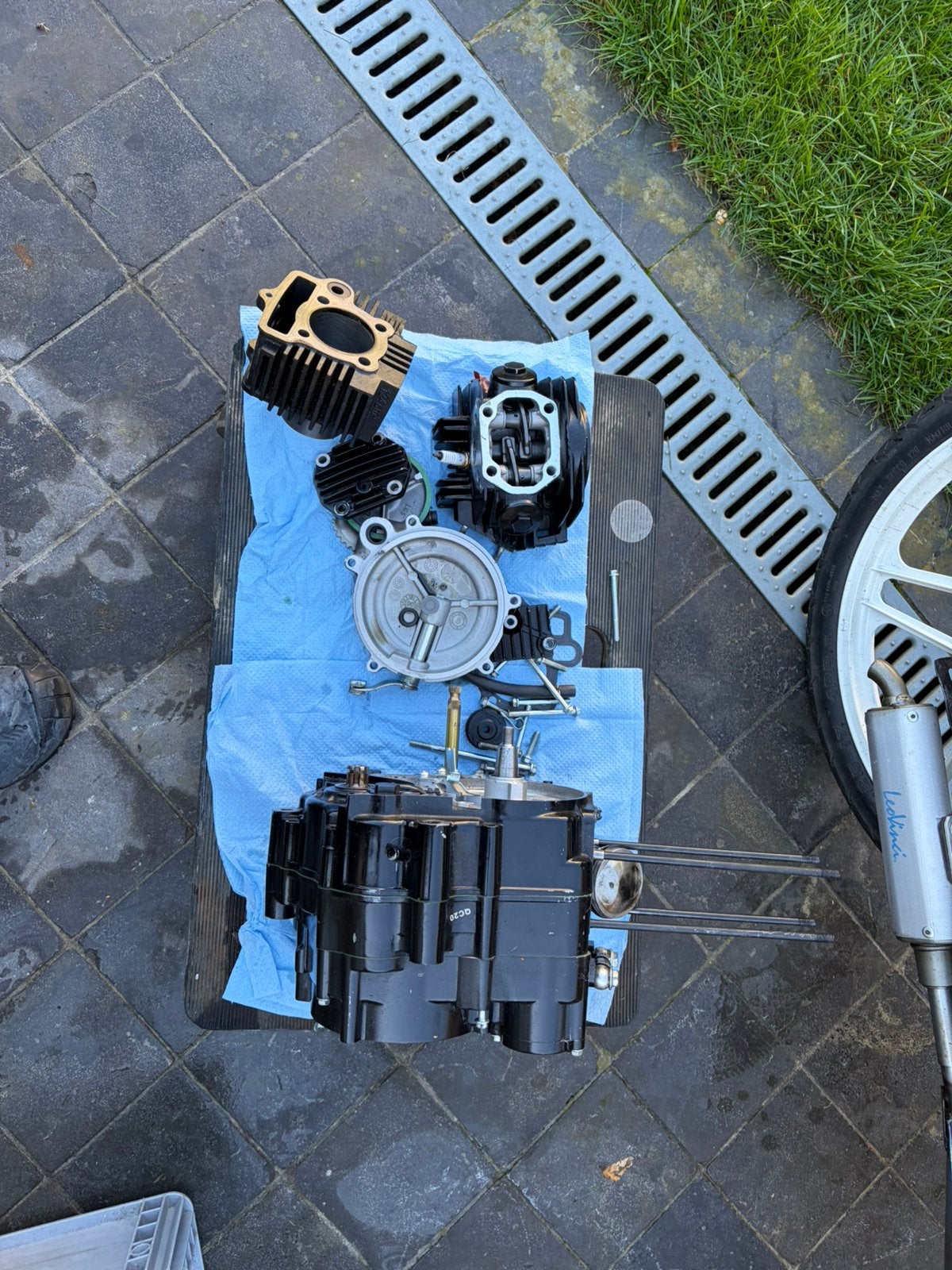 Daytona 125cc, Ophalen, Gebruikt