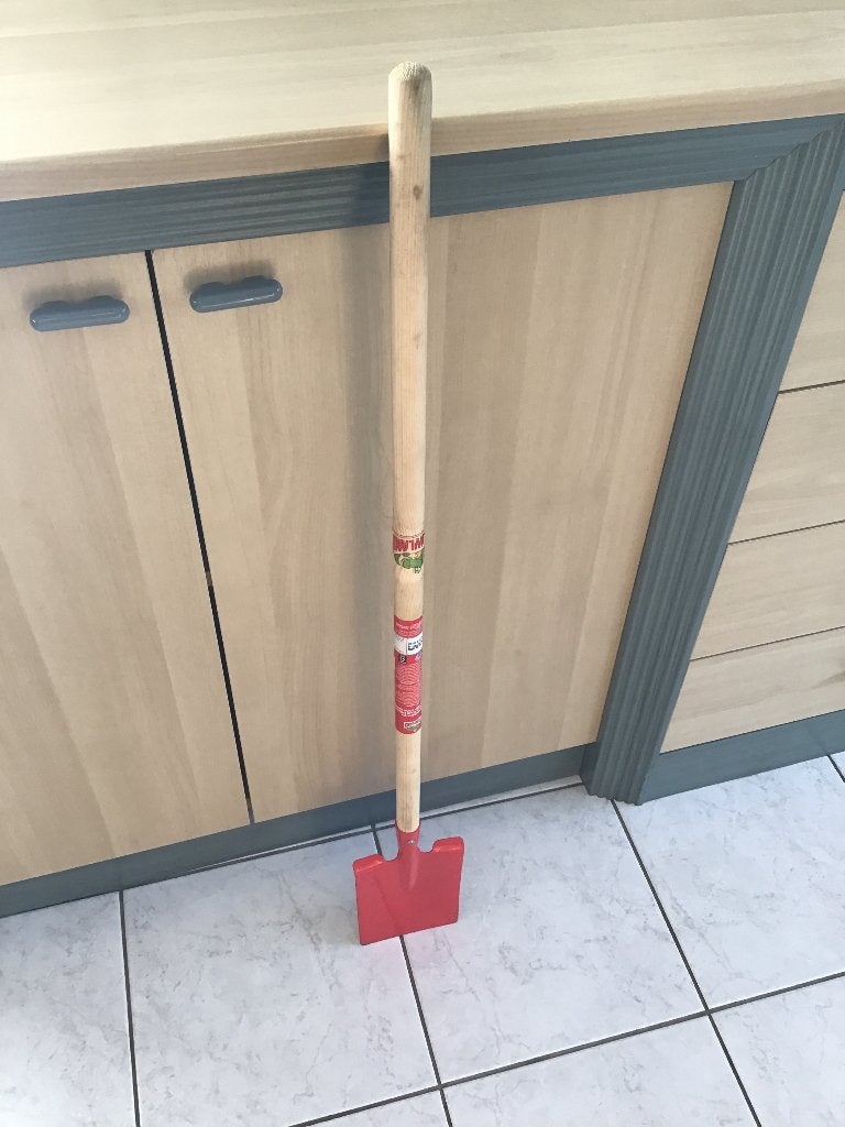 Kinder spade., Ophalen