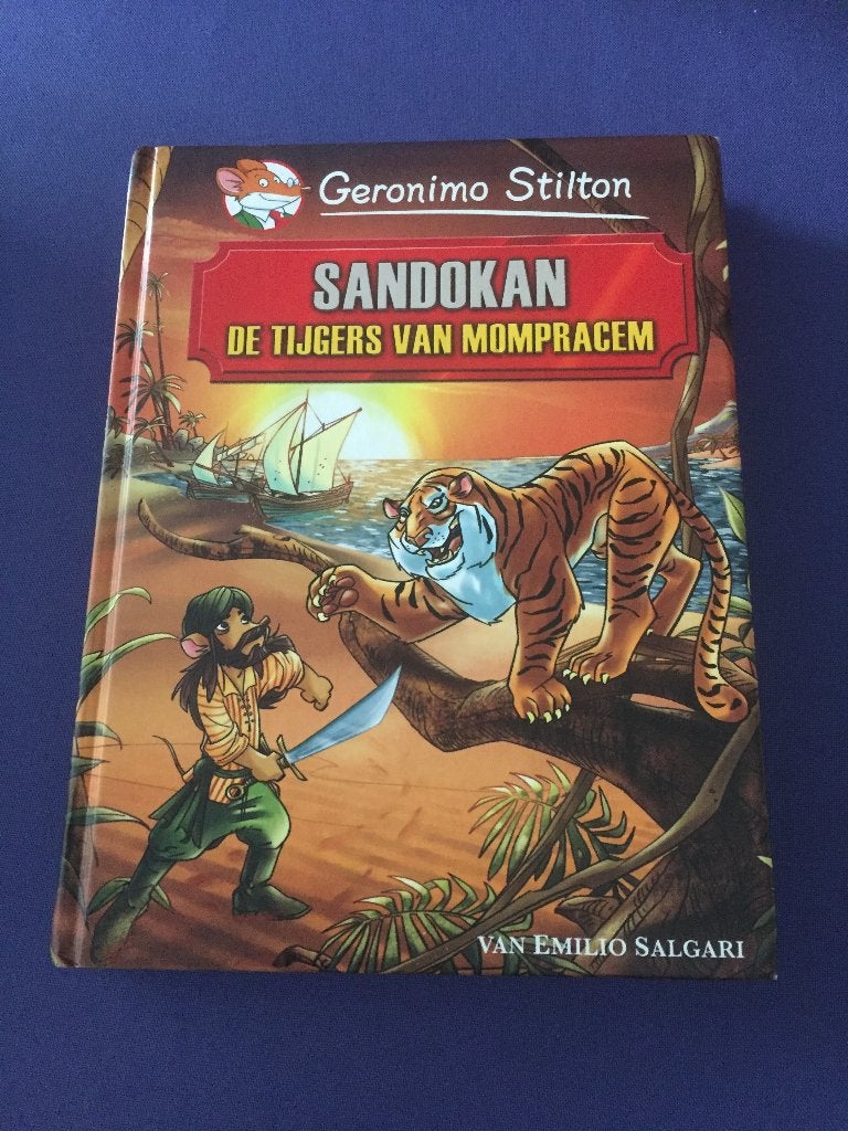 Leesboek Geronimo Stilton - Sandokan / De tijgers, Ophalen