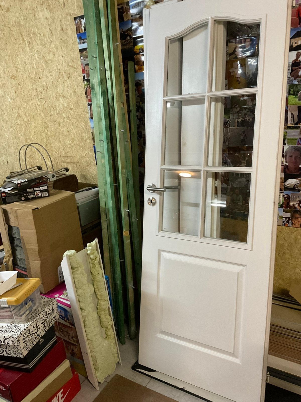Porte d’interieur vitrée, Bricolage & Construction, Enlèvement, Utilisé