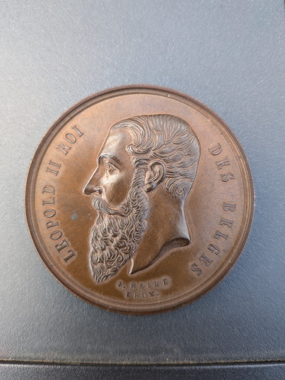 bronzen medaille, Ophalen, Brons