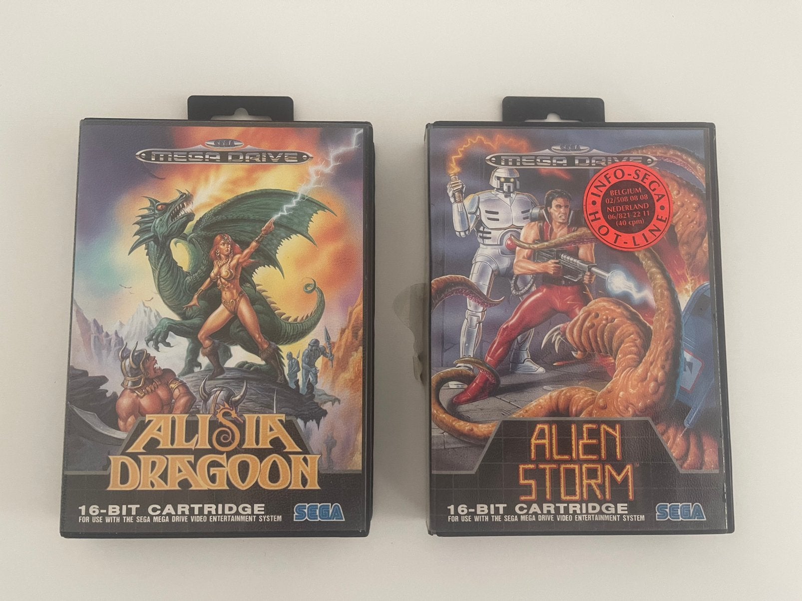 Alisia Dragoon + Alien Storm Pal Sega Megadrive, Enlèvement, Utilisé