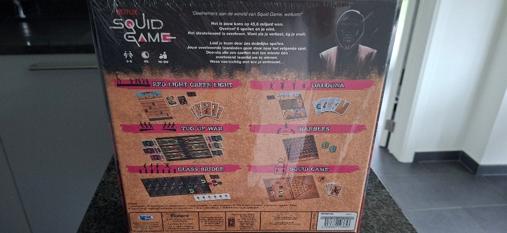 Squid game bordspel, Vijf spelers of meer, Ophalen, Nieuw, 999 games