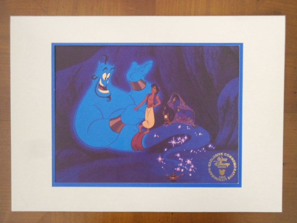 Walt Disney. 3 Herdenkings-Litho's., Verzamelen, Ophalen, Overige figuren, Zo goed als nieuw, Plaatje of Poster