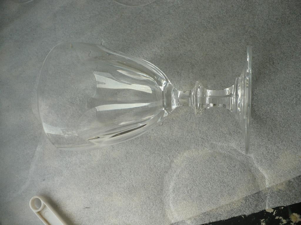 3verres en cristal val saint lambert, Enlèvement ou Envoi