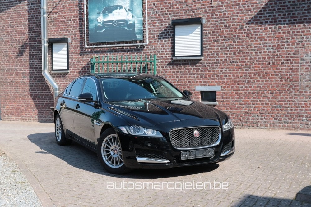 Jaguar XF 2.0 D Automatic, Leder, Alu velg, Cruisecontrol, 4 deurs, 4 cilinders, Zwart, Bedrijf