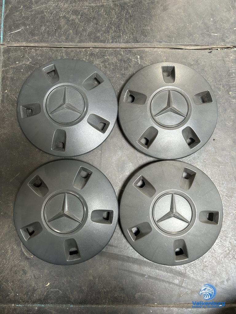 ORIGINELE Mercedes Vito Viano naafkap naafdop wieldop set zw, Autos : Divers, Enjoliveurs, Utilisé, Envoi