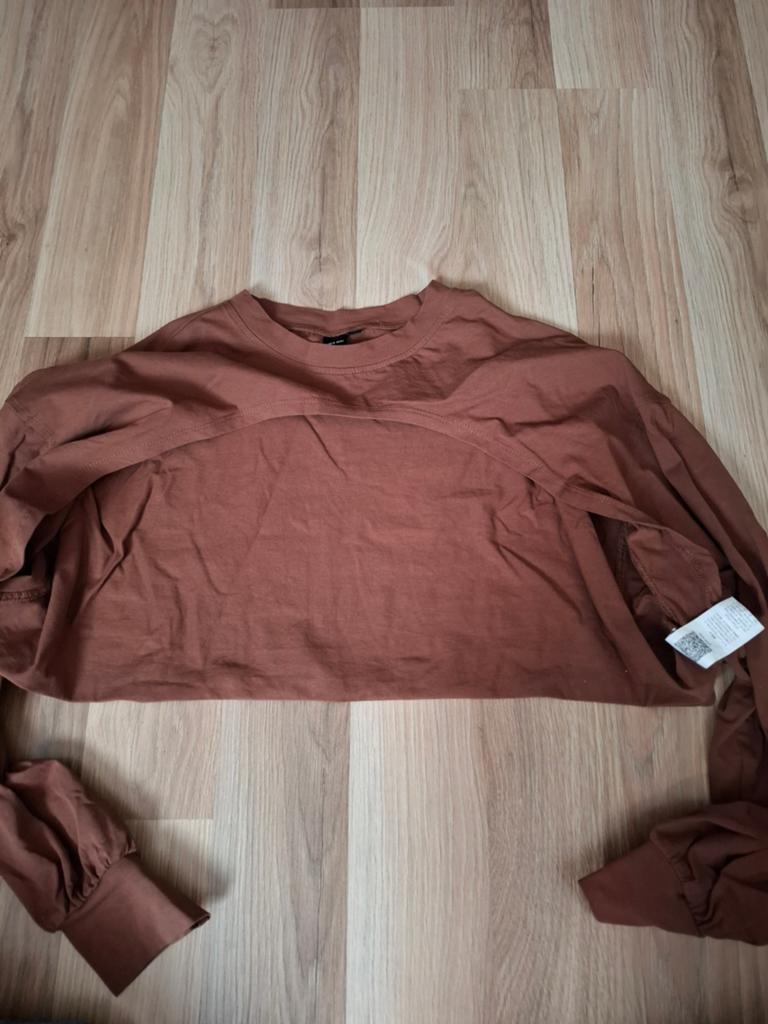 Bruine shrug, Bruin, Verzenden, Zo goed als nieuw, Lange mouw