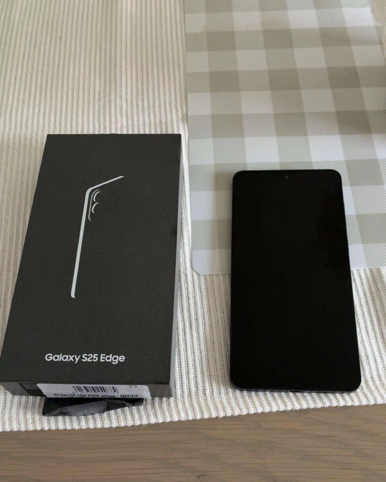 Samsung galaxy s25 edge, Enlèvement, Comme neuf