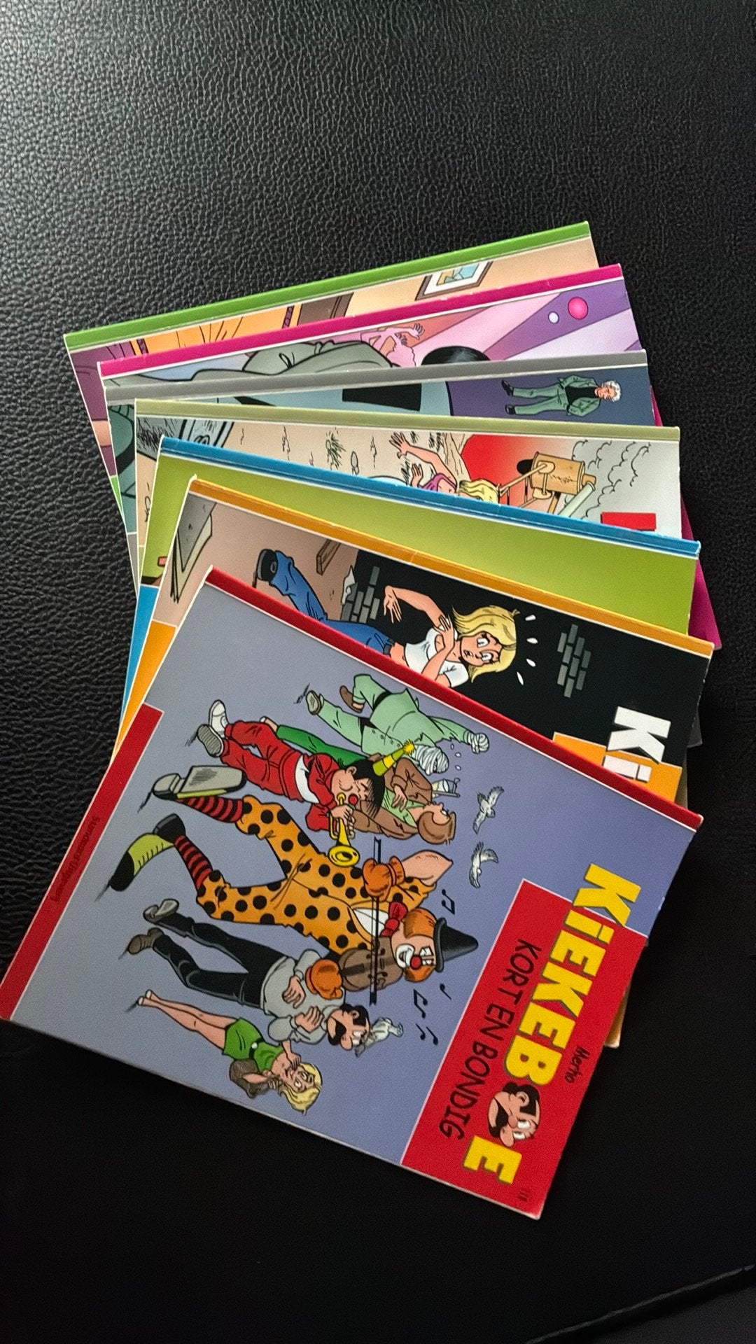 Kiekeboe strips 118 tot en met 124, Boeken, Gelezen, Europa, Ophalen of Verzenden, Meerdere comics