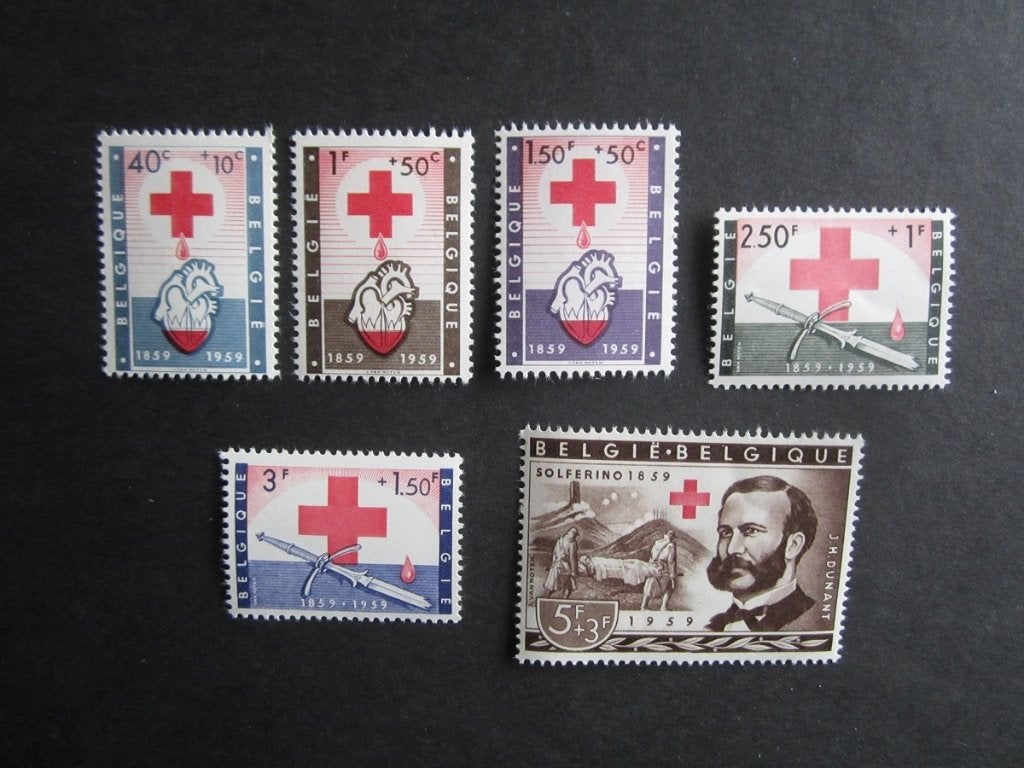 Timbres Belgique - N1096 à 1101 (xx) - 14,00Eur, Timbres & Monnaies, Neuf, Enlèvement ou Envoi, Non oblitéré, Timbre-poste