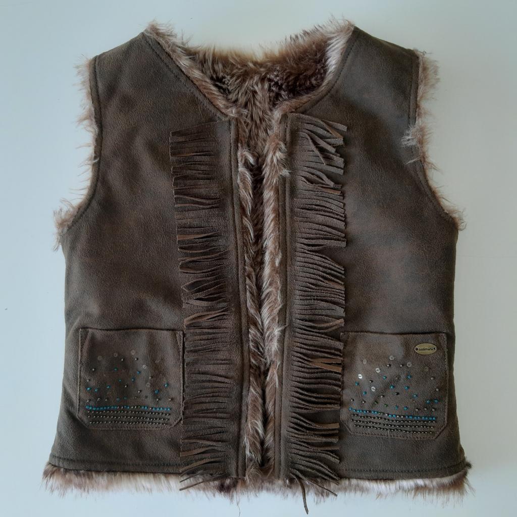 Catimini omkeerbare bodywarmer meisje 6 jaar, Kinderen en Baby's, Catimini, Meisje, Trui of Vest, Ophalen of Verzenden