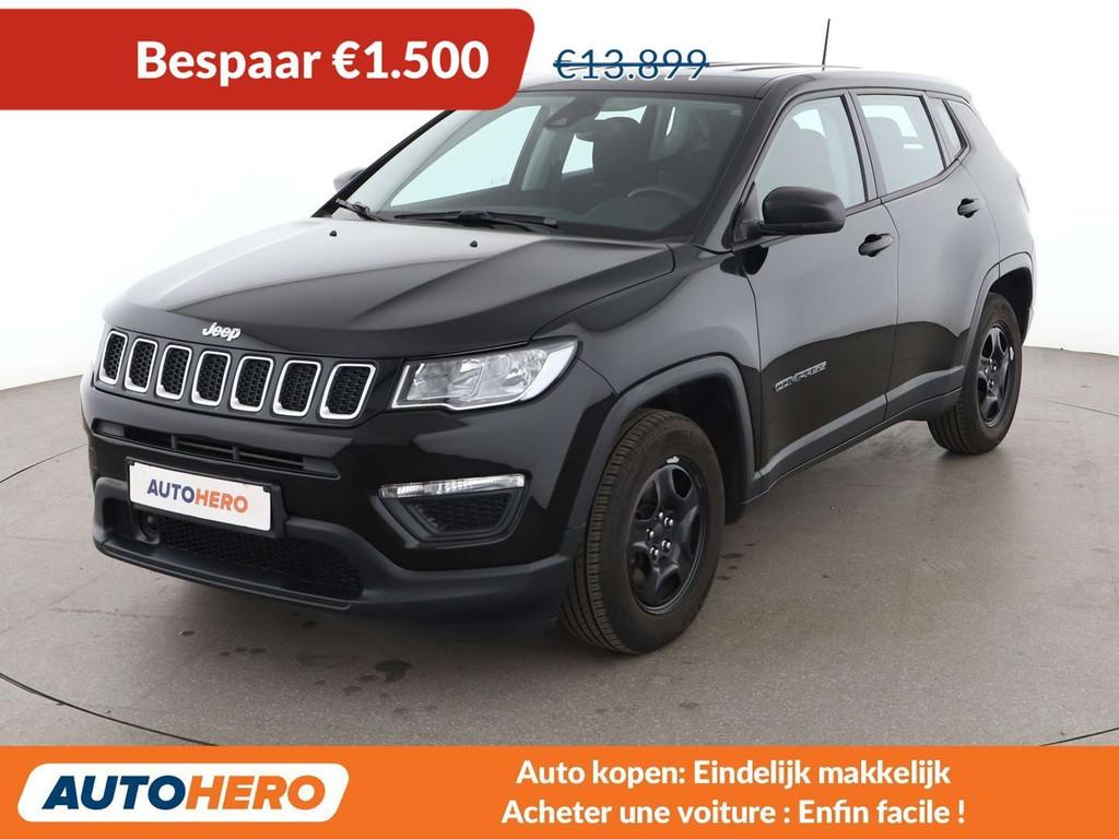 Jeep Compass 1.4 M-Air Sport FWD (bj 2018), Auto's, Voorwielaandrijving, Start-stop-systeem, Stof, Gebruikt
