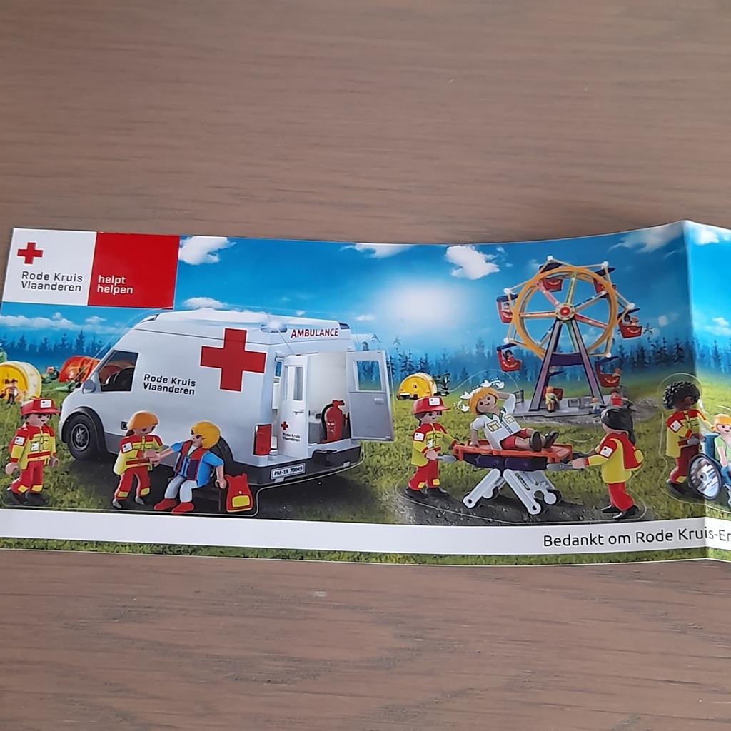 Sticker Rode Kruis  - Erpe-Mere.  2019., Verzamelen, Ophalen of Verzenden