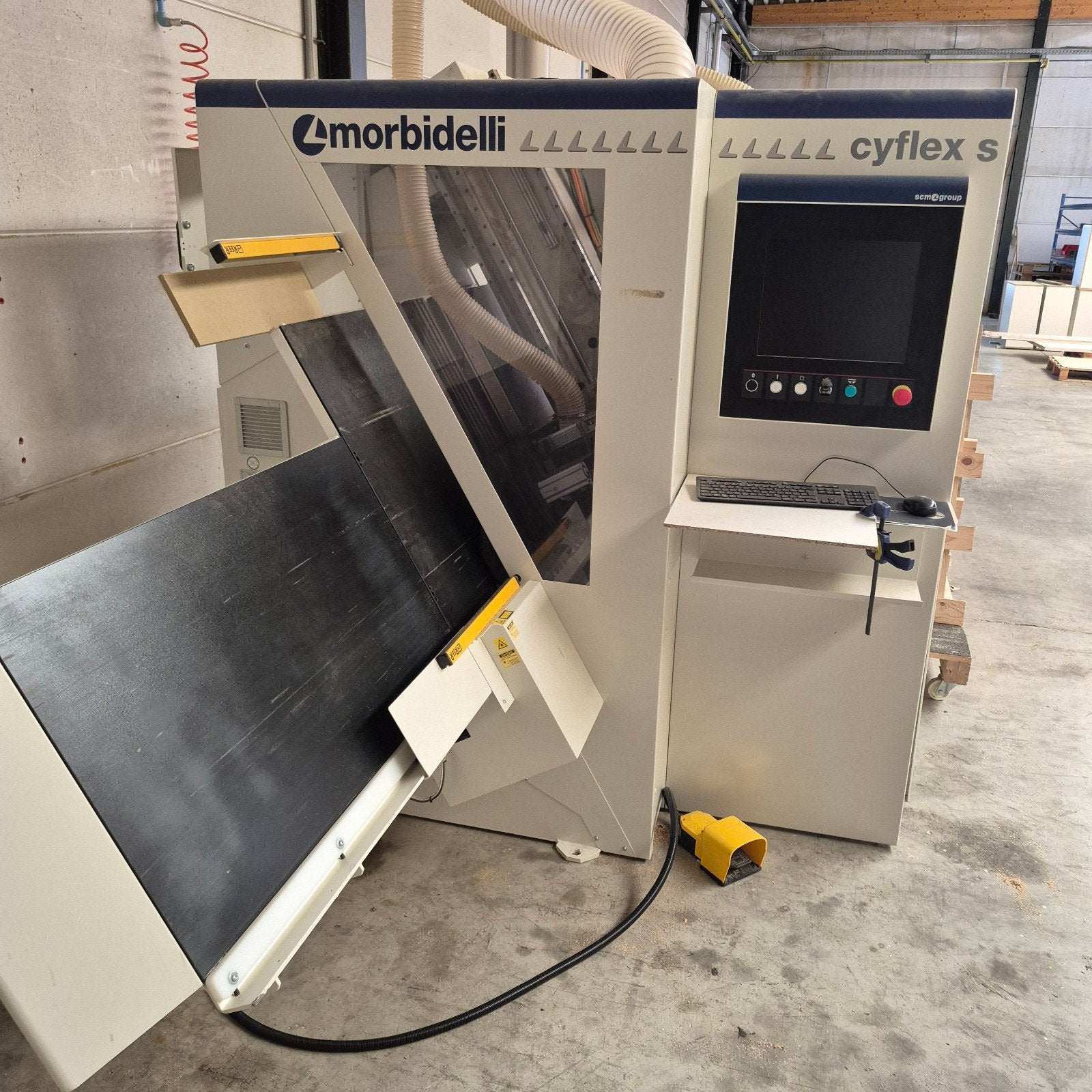 scm morbidelli cyflex s, Zakelijke goederen, Machines en Bouw | Houtbewerking, Ophalen