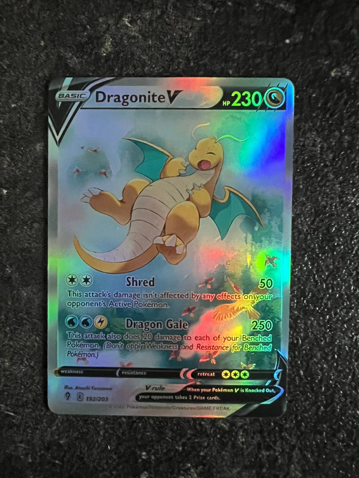 Carte pokemon Dragonite V, Enlèvement, Comme neuf
