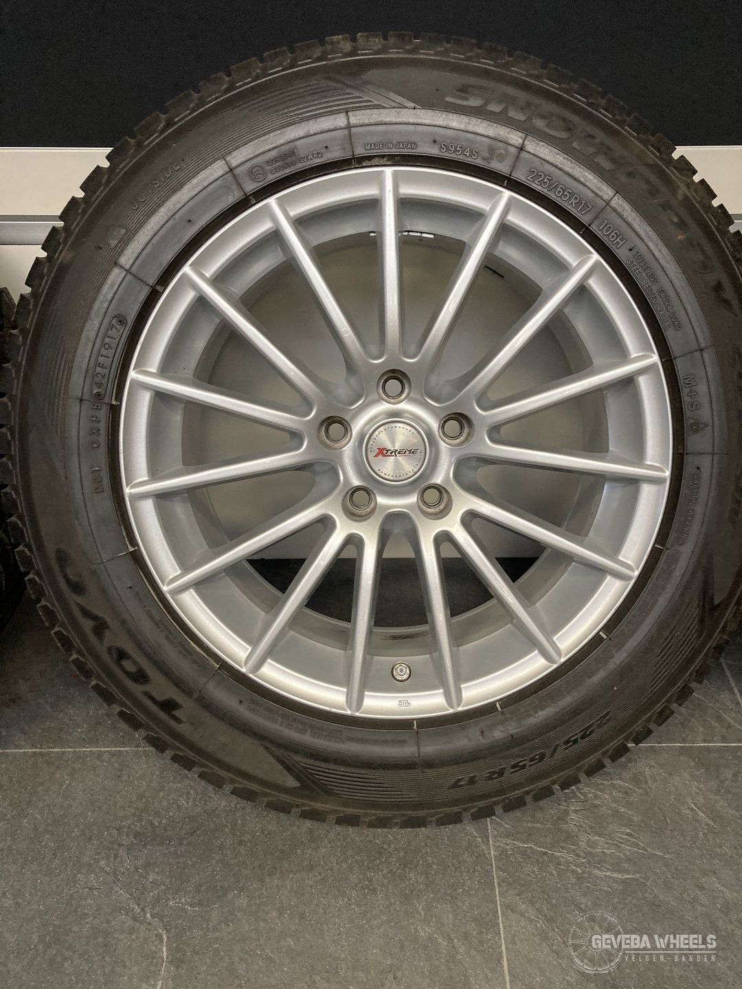 17” Toyota Rav4 sport velgen + winterbanden 5x114.3, Gebruikt, -, -, Banden en Velgen