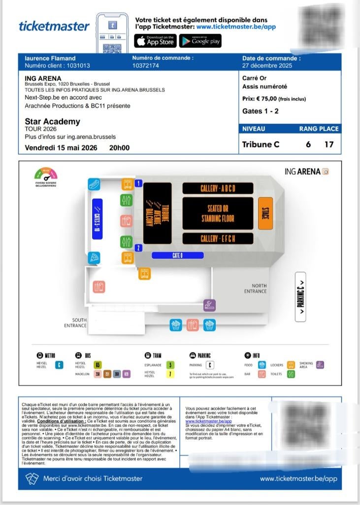 Places de concert Star Academy tour 2026, Tickets en Kaartjes, Concerten | Pop, Twee personen, Mei