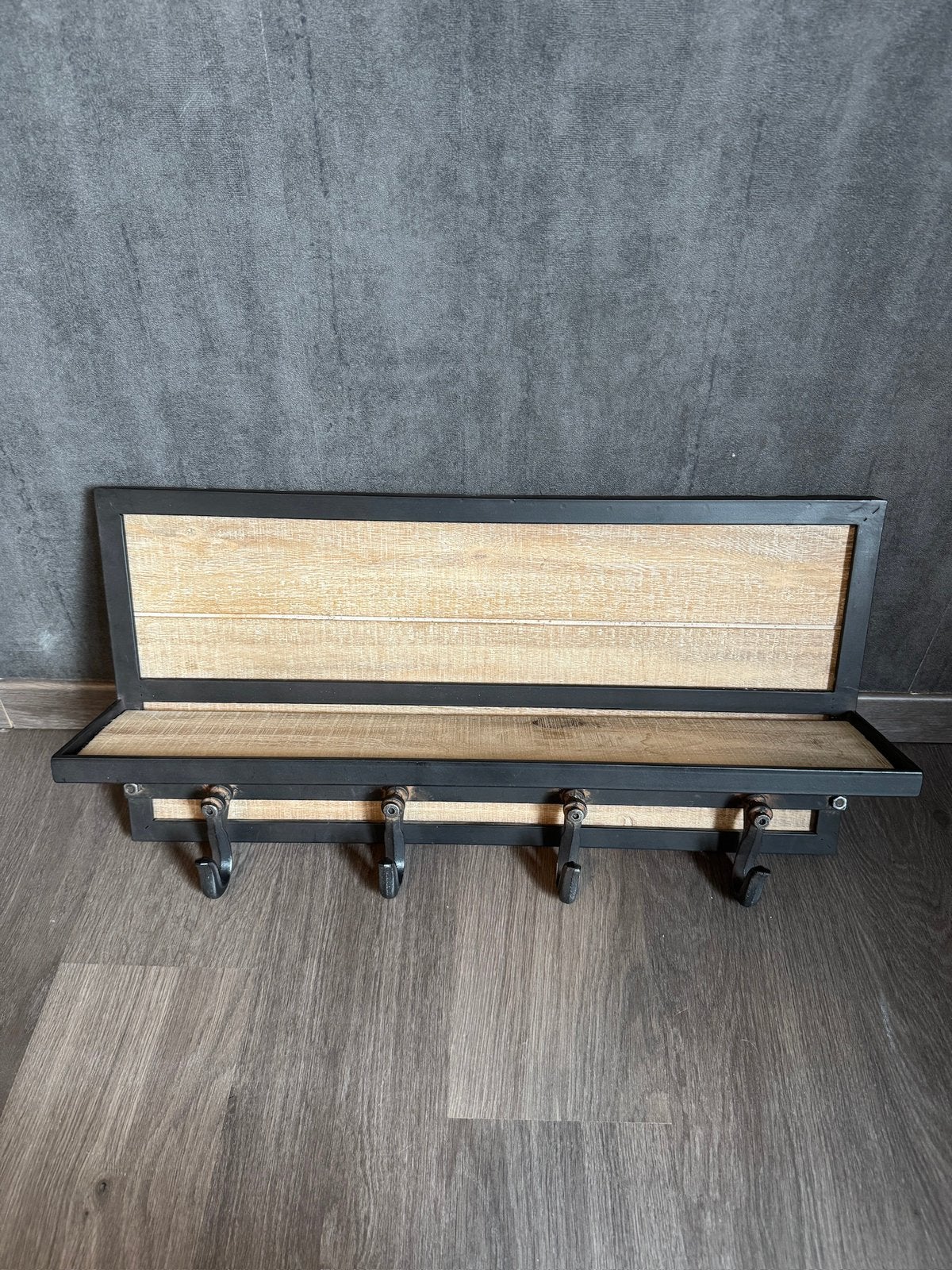 Industriele kapstok, Maison & Meubles, Accessoires pour la Maison | Portemanteaux, Moins de 100 cm, Portemanteau mural, Enlèvement