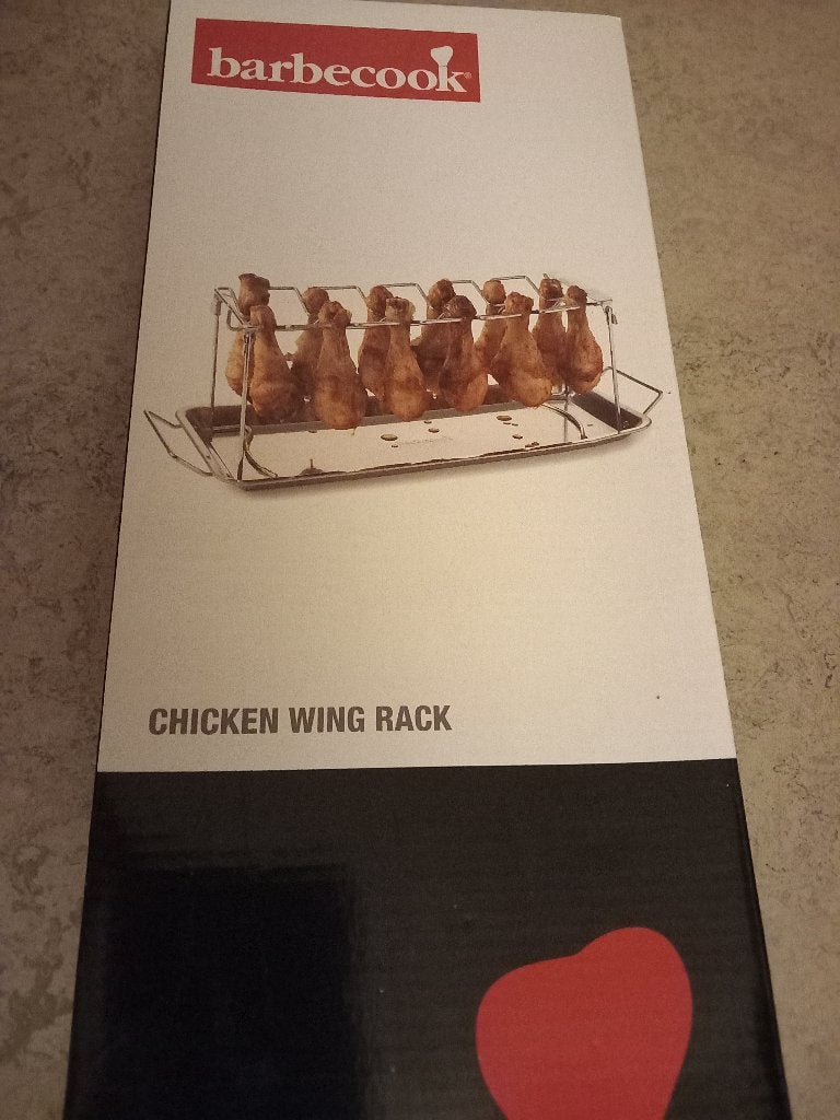 Support de cuisson pour ailes/cuisses de poulet Barbecook, Neuf, Moins de 45 cm, Enlèvement, Moins de 45 cm