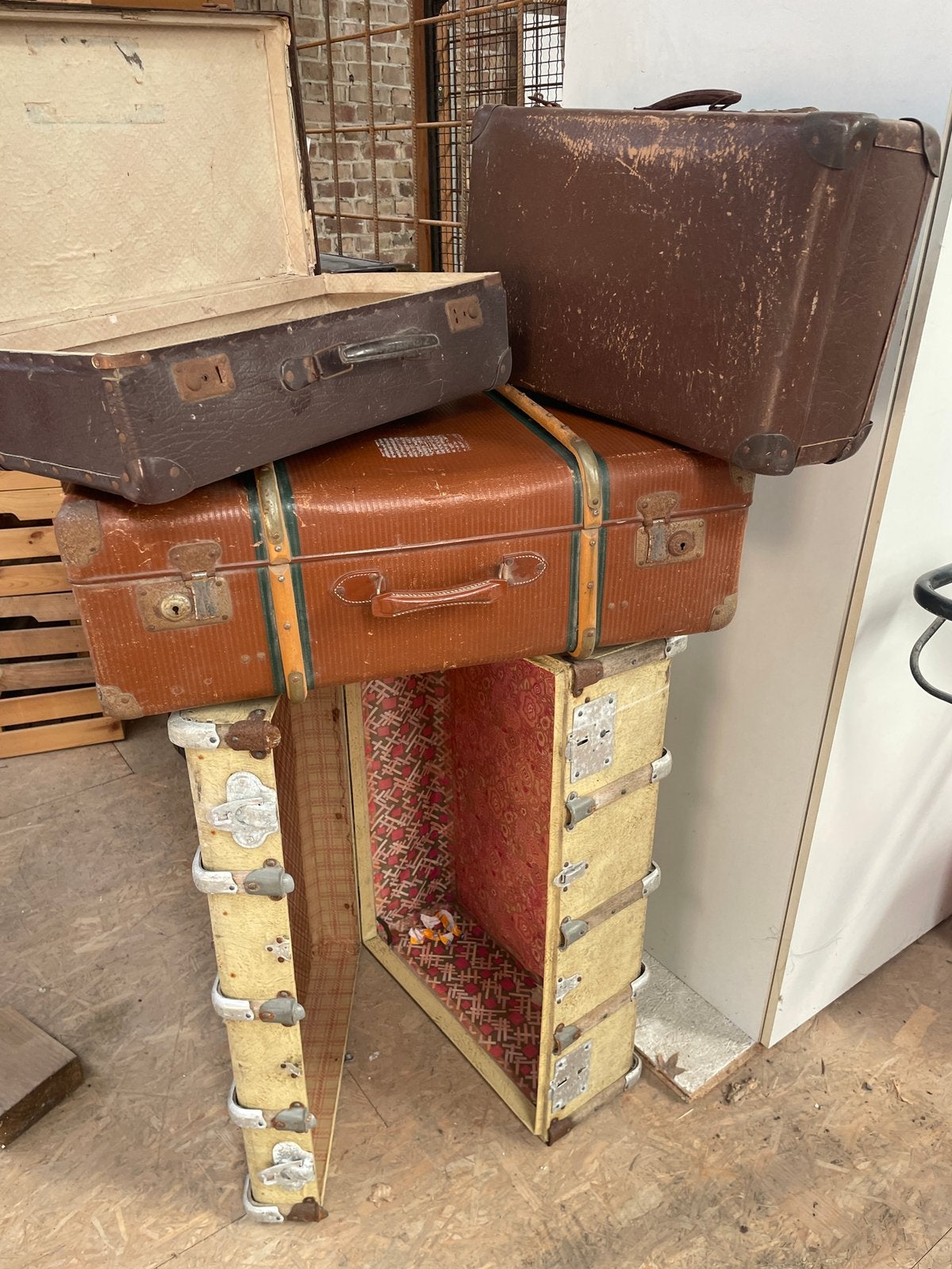 Valises vintage (4 pièces), Enlèvement