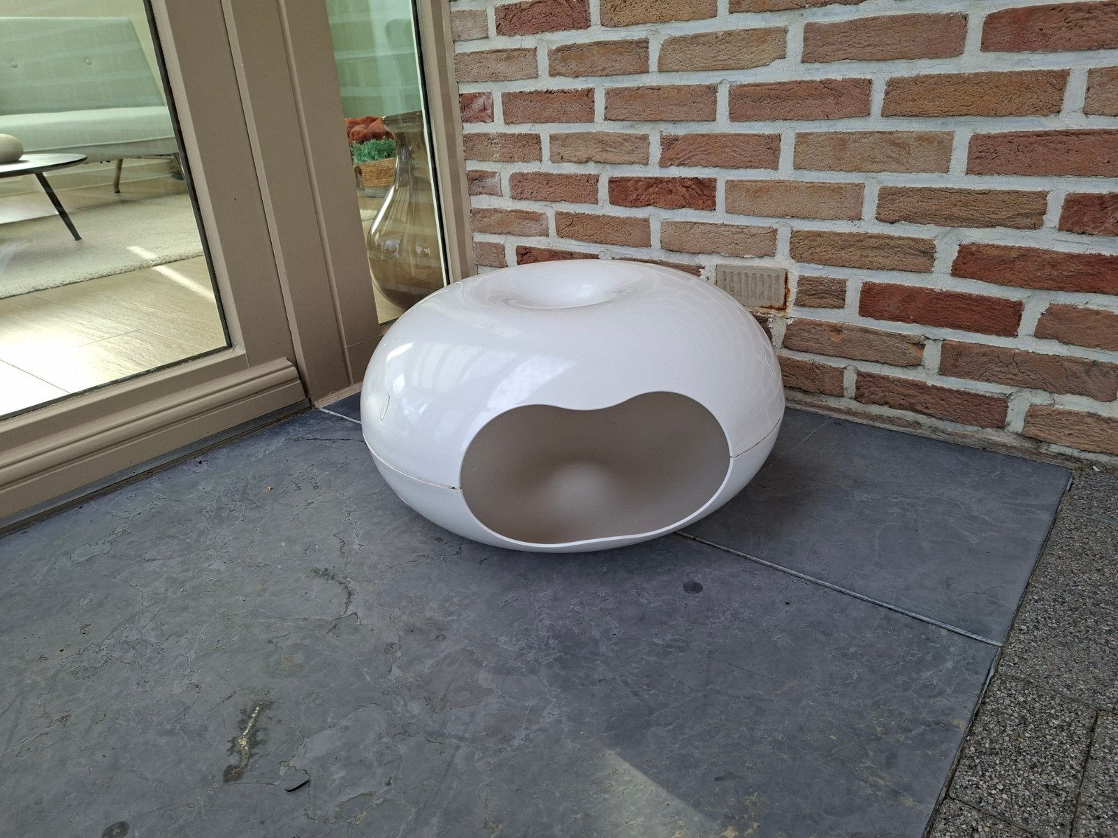 Design katten of honden schuilplaats, Ophalen