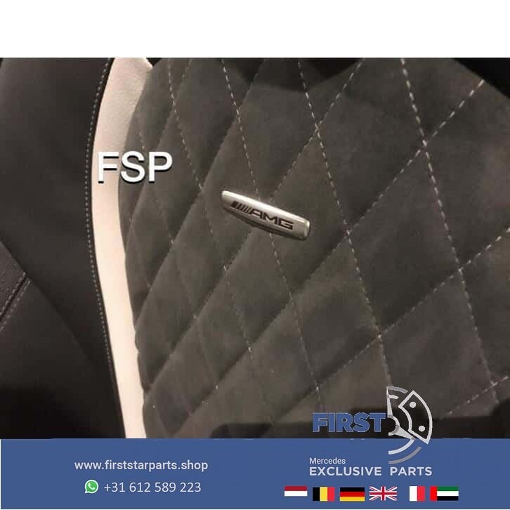 W205 C43 C63 AMG interieur Mercedes C Klasse 2018 Leer Sedan, Utilisé, -, -, Enlèvement ou Envoi