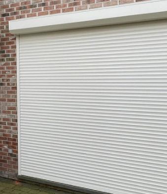 electrische voorzetrolluiken garage, tuinhuis, berging.., Tuin en Terras, Ophalen, Kunststof, Tuinhuis, 200 tot 400 cm