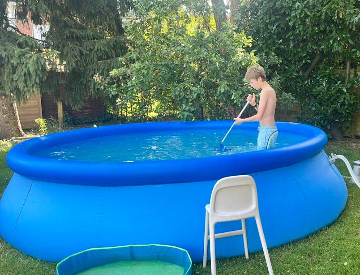 Rond zwembad 4m x H 84cm. INTEX, Tuin en Terras, Ophalen, Zo goed als nieuw, Rond