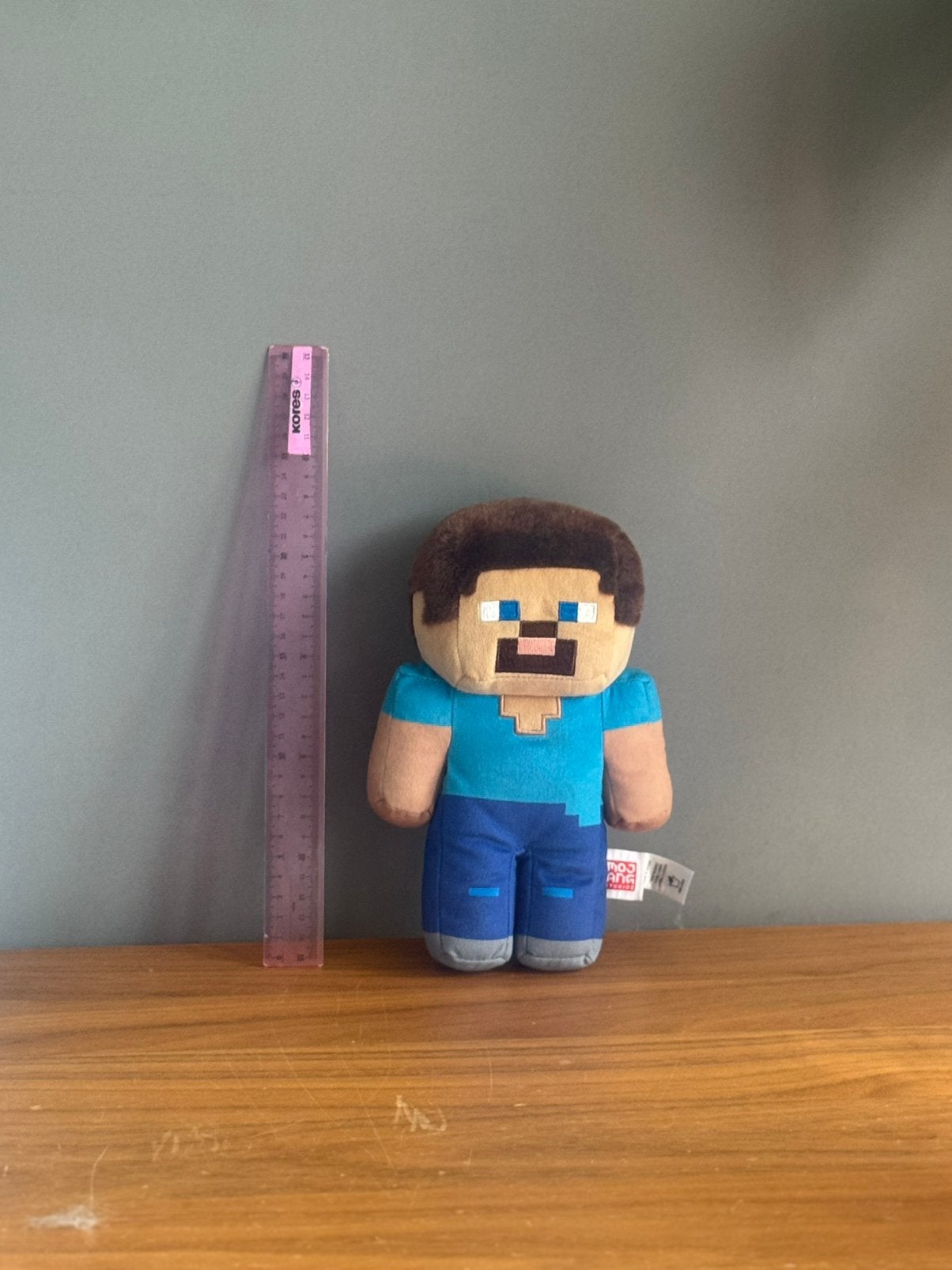 Minecraft Steve knuffel 25 cm – €5, Ophalen, Zo goed als nieuw