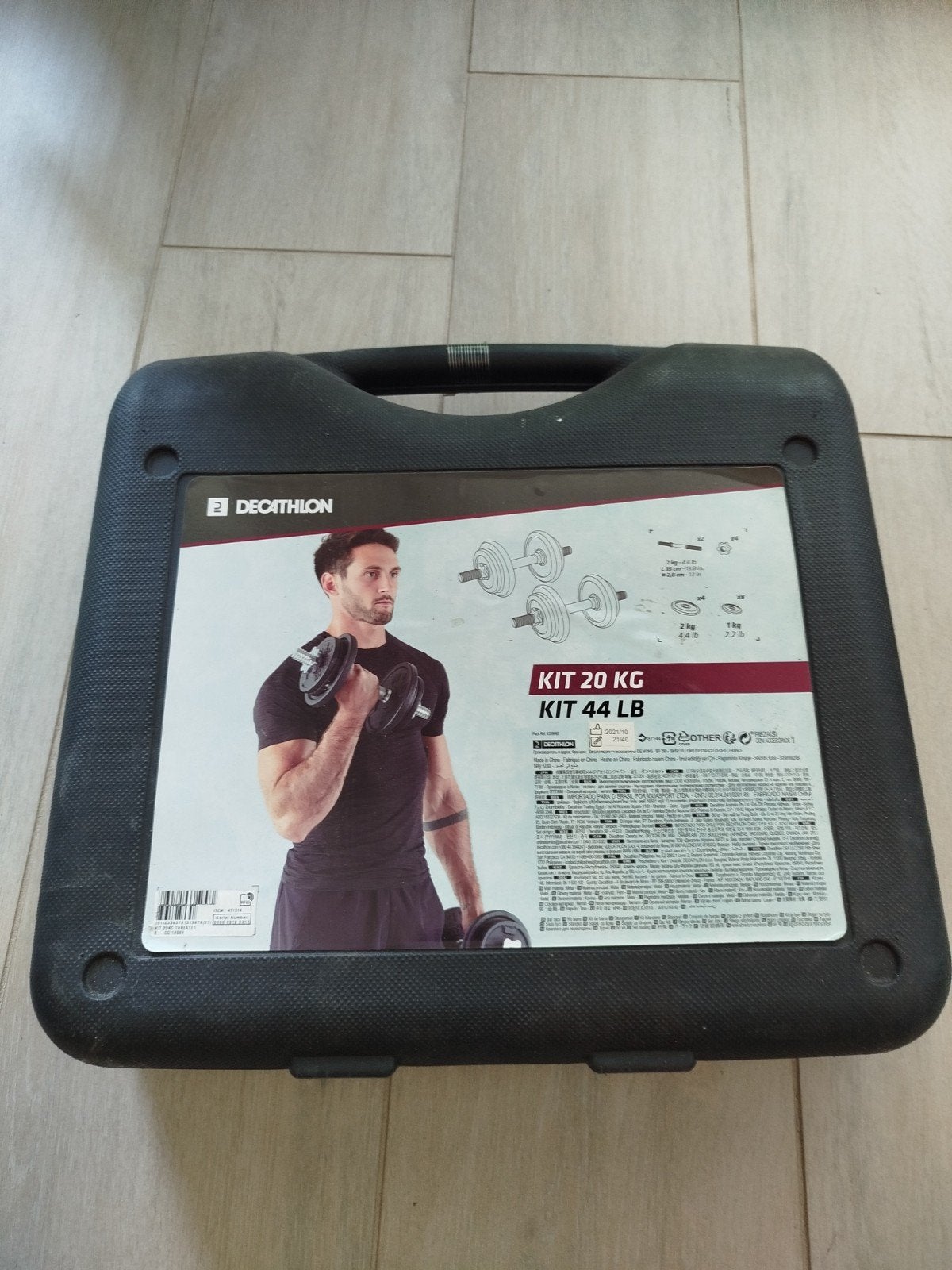 Fitness halters en gewichten, Sport en Fitness, Fitnessmaterialen, Ophalen, Nieuw, Benen, Halterset