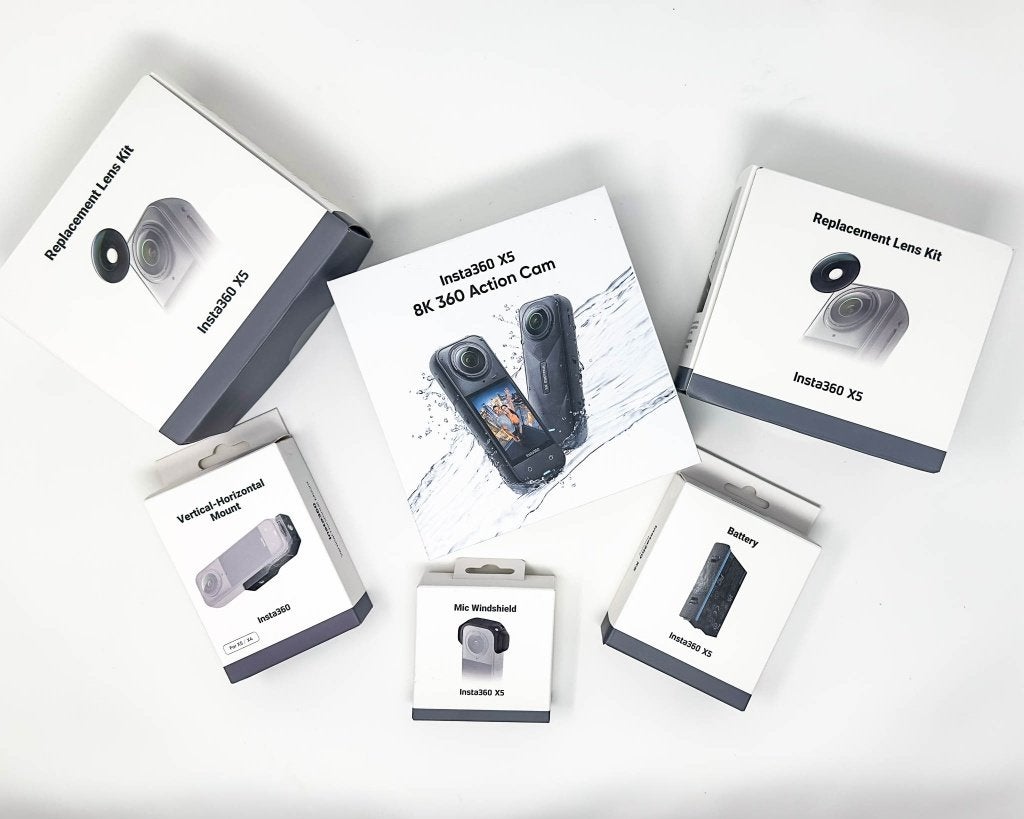 Camera Insta360 X5 + nombreux accessoires - état neuve, TV, Hi-fi & Vidéo, Caméscopes numériques, Autres marques, Caméra, Comme neuf