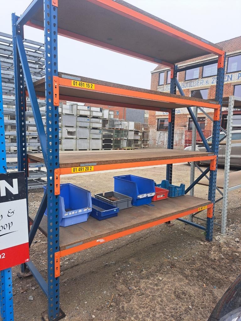 Polypal rek h 2500x d800 x l ca 2350 mm., Ophalen