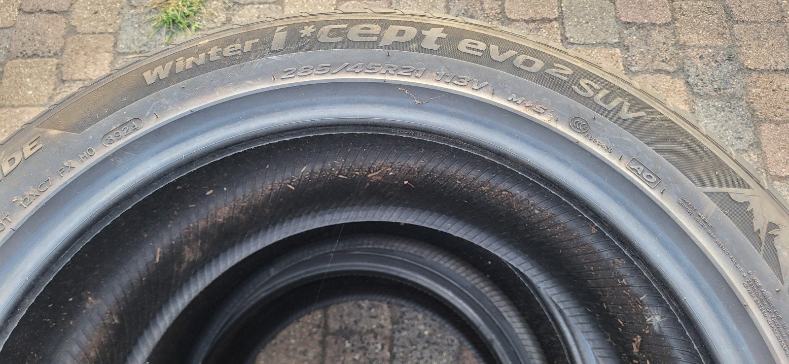 285/45R21 113v Hankook, Ophalen, Gebruikt, 285 mm, Band(en)