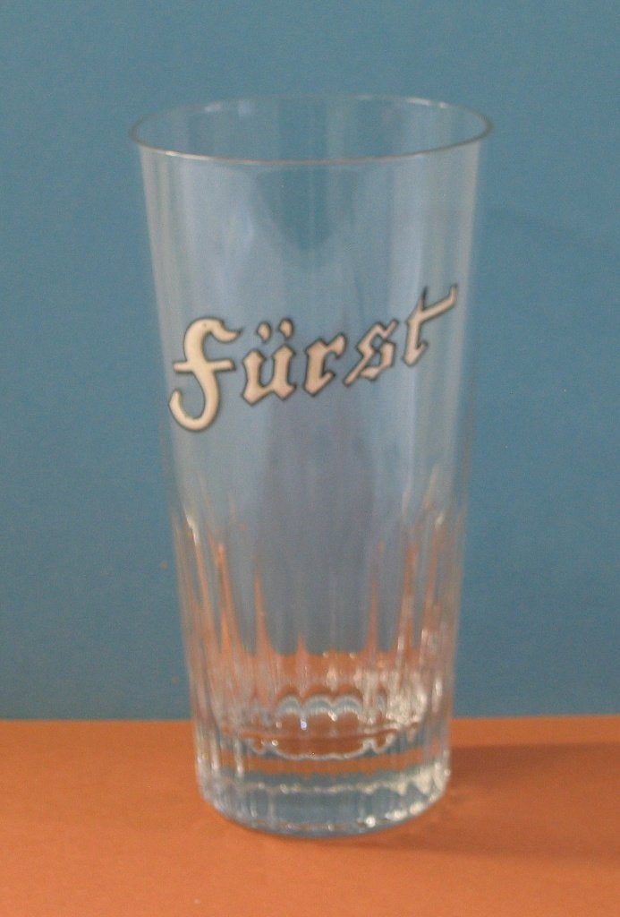 BIERGLAS FURST - EMAIL 283, Verzamelen, Biermerken, Ophalen, Gebruikt, Glas of Glazen, Overige merken