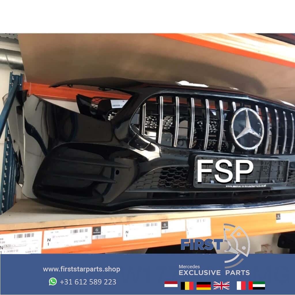 W177 A35 AMG Voorbumper compleet Mercedes A Klasse ZWART bum, Gebruikt, -, Voor, Ophalen of Verzenden