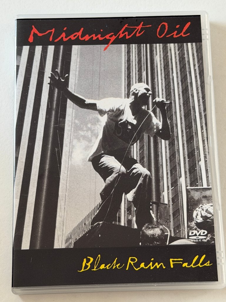Midnight Oil – Black Rain Falls (DVD), Alle leeftijden, Ophalen of Verzenden, Gebruikt, Concert